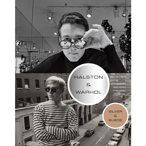 Halston and Warhol: Silver and Suede