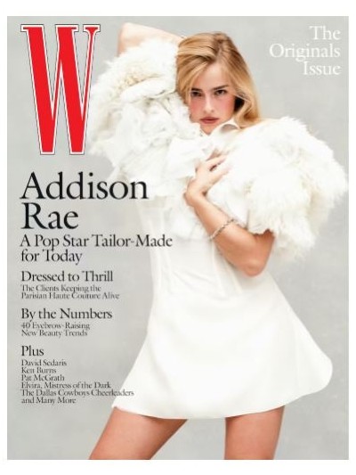 REVISTA W MAGAZINE- ADDISON RAE